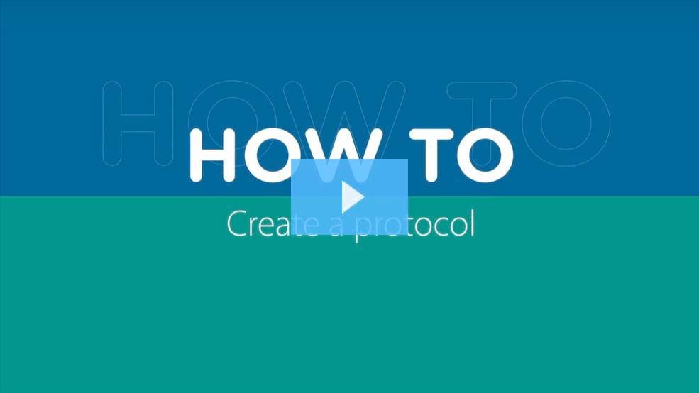 How to create a protocol video placeholder image