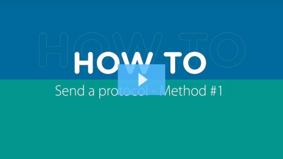 How to send a protocol method 1 video placeholder image